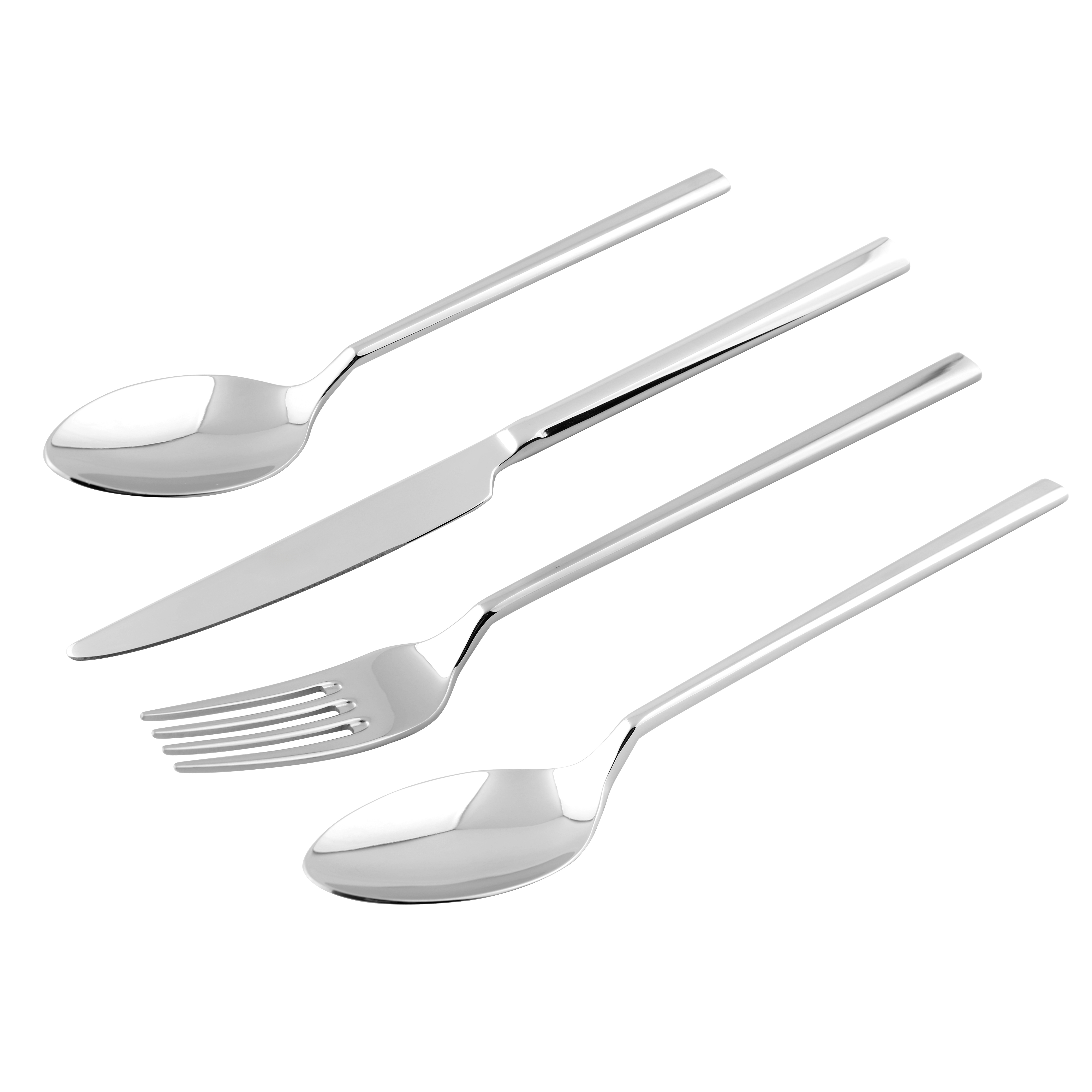 ALLEGRA 24-teiliges Besteck-Set, Edelstahl rostfrei 18/10