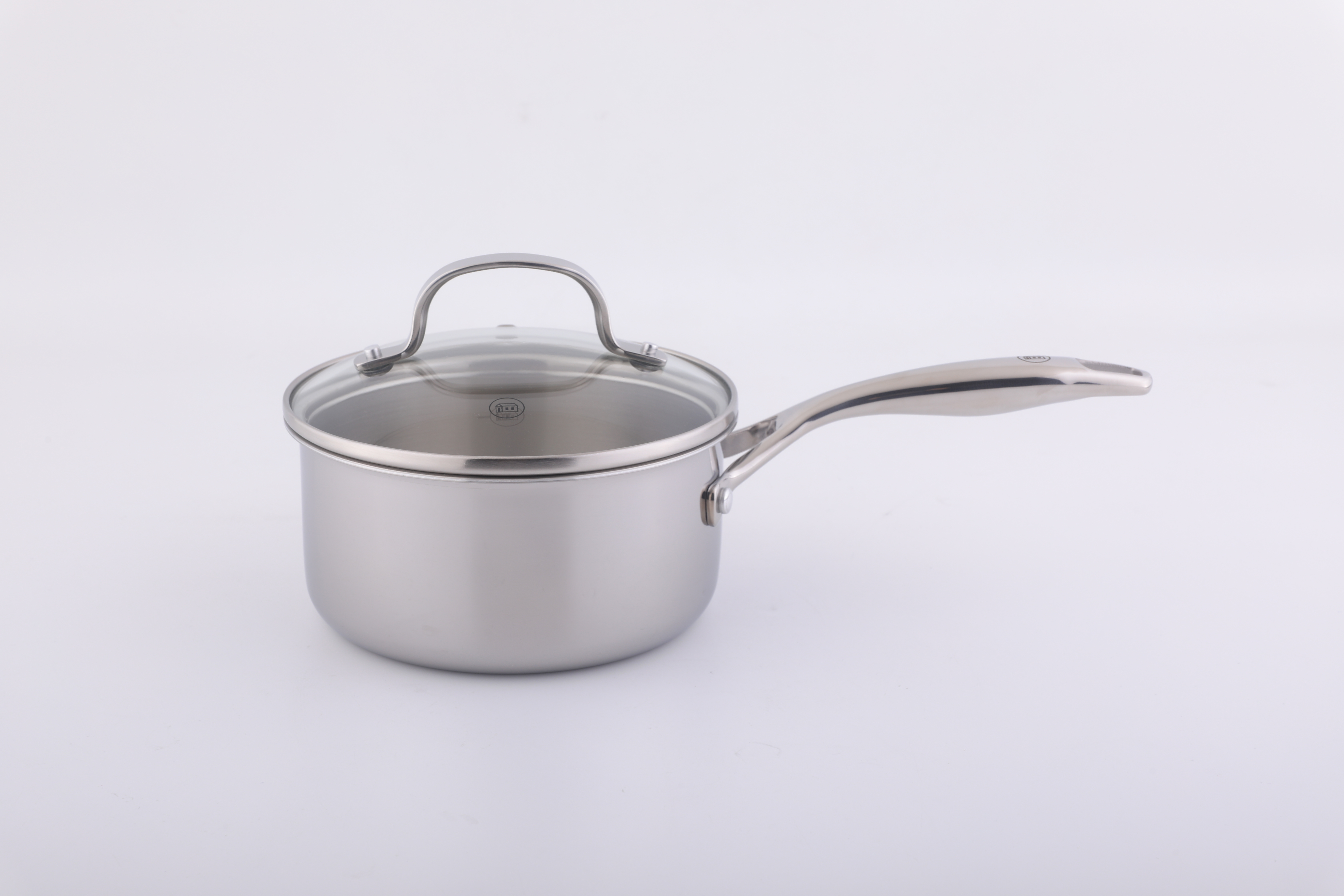 FUSION Stieltopf mit Deckel, Durchmesser: 16 x 8 cm, Edelstahl, 2 L