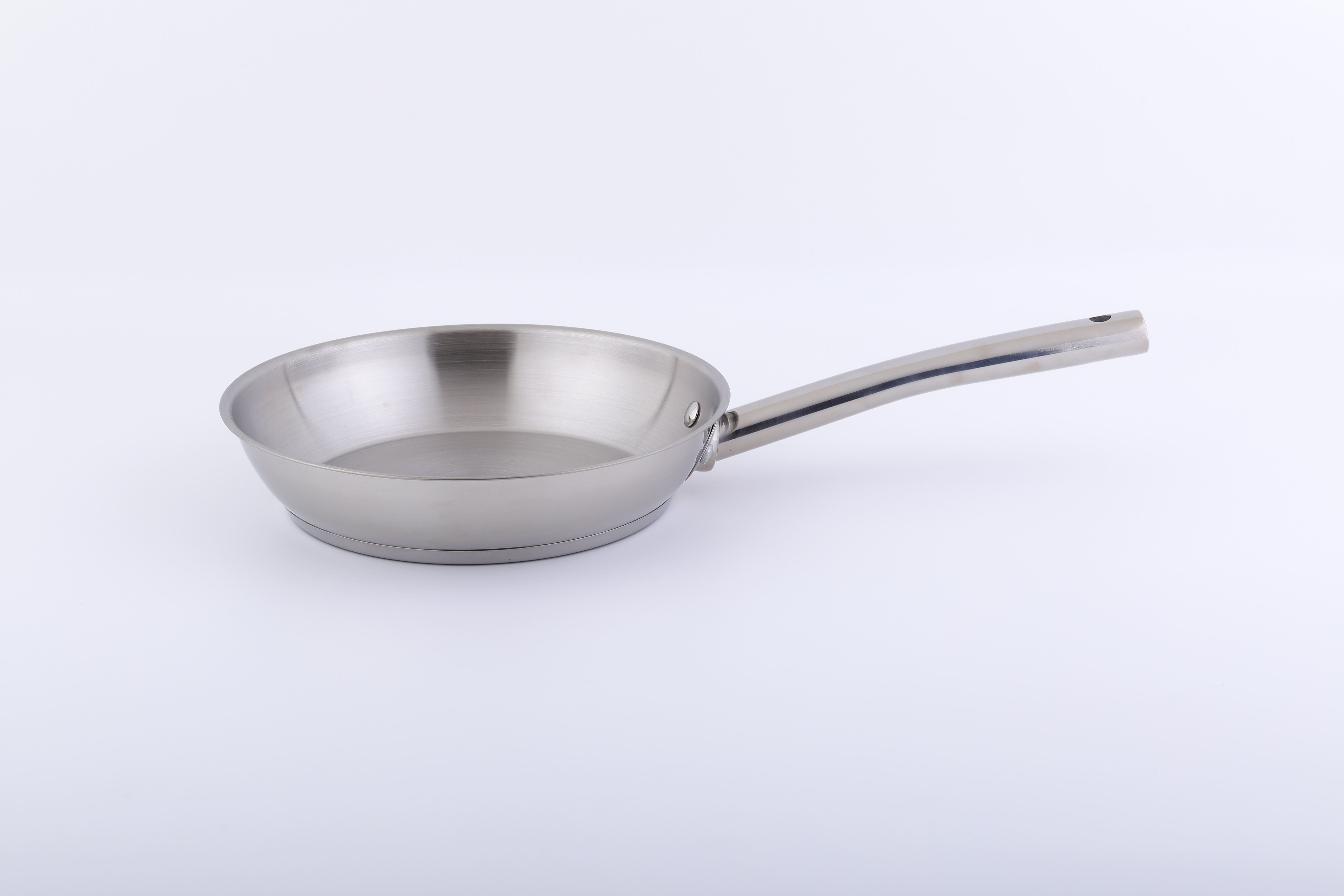 BECKUM frying pan, diameter: 24 x 5 cm, stainless steel, 2.3 L
