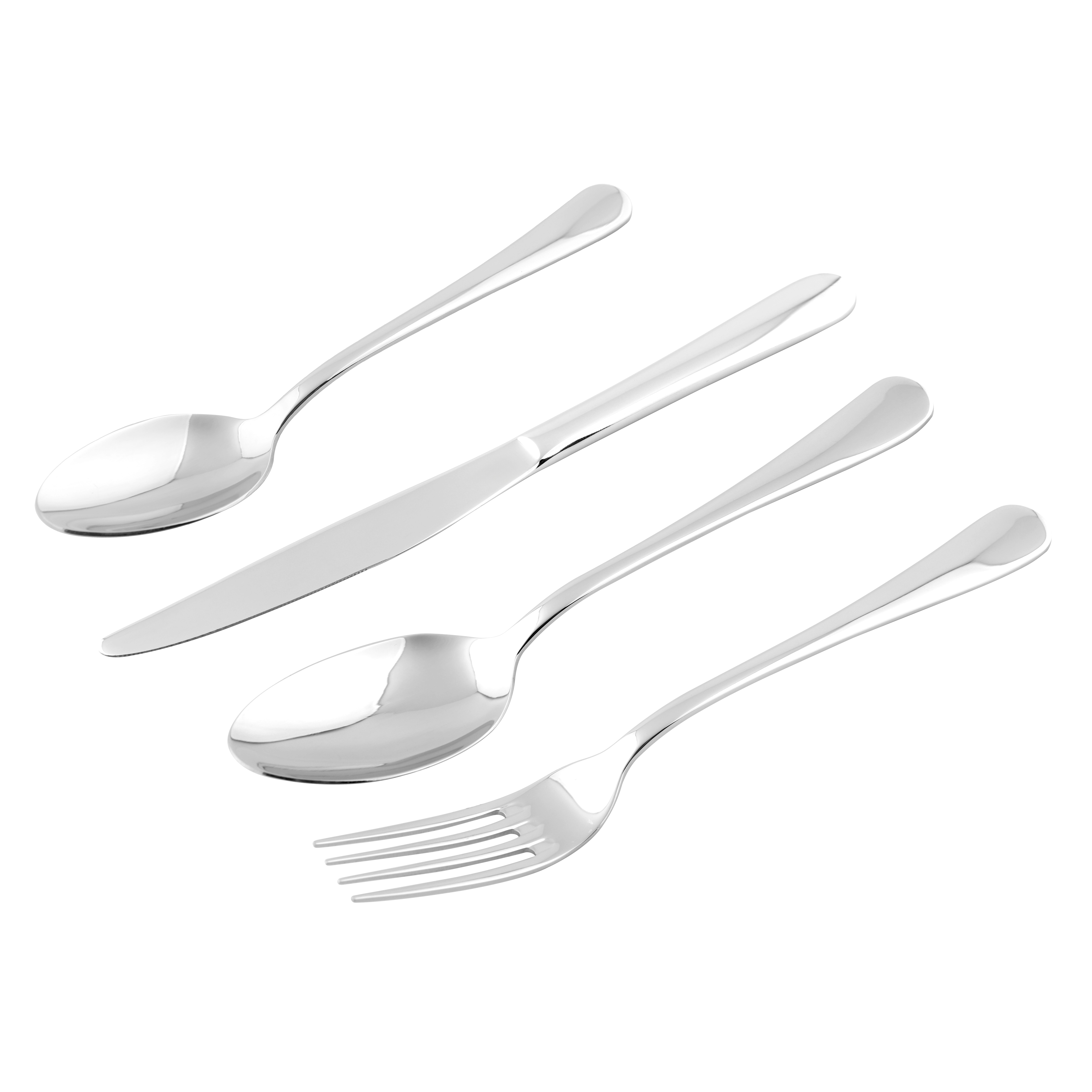 LINEA 24‑piece cutlery set, stainless steel 18/0
